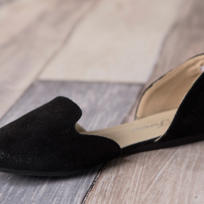 Shimmer Faux Suede Flats Only $9.95!