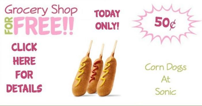 50¢ Corn Dogs At Sonic!
