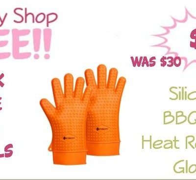 Silicone BBQ Grill Heat Resistant Gloves Just $10! (Reg. $30!)