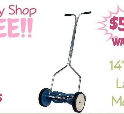 14 Inch Push Lawn Mower Just $53.71! (Was $80)