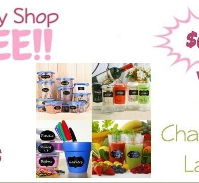 48 Packs Chalkboard Labels Only $6.99! (Was $18)
