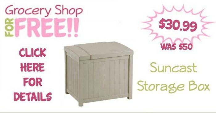 Suncast Storage Box Only $30.99! (Reg. $50)