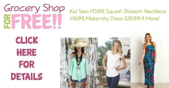 Kid Tees $13.99, Squash Blossom Necklace $16.99, Maternity Dress $28.99!
