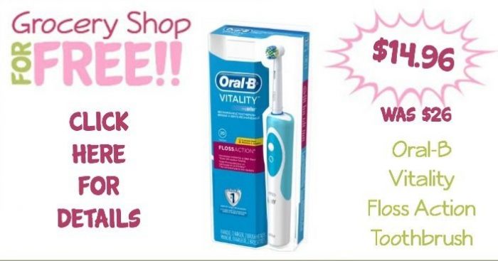 Oral-B Vitality Floss Action Toothbrush Just $14.96 (Was $26)!