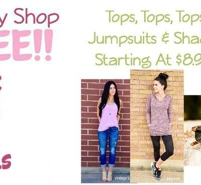 Tops, Tops, Tops, Jumpsuits & Shades Starting at $8.99!