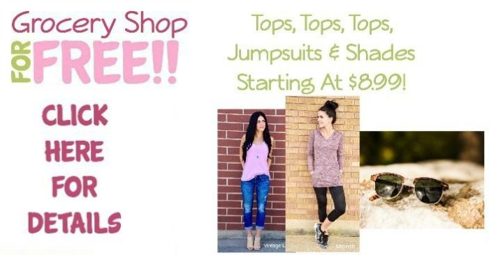 Tops, Tops, Tops, Jumpsuits & Shades Starting at $8.99!