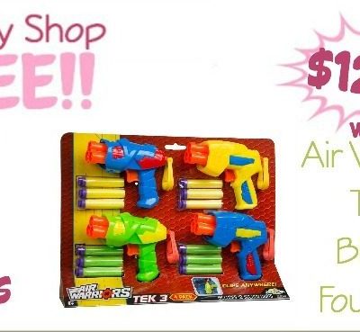 Air Warriors Tek 3 Blaster Four Pack Just $12.60! (Reg. $18)