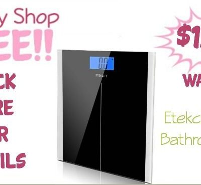 Etekcity Digital Body Weight Bathroom Scale $15.88 (Reg. $26)!