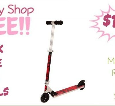 Madd Gear Red Alloy Folding Scooter Just $18.23! (Reg.$40!)