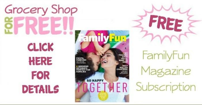 FREE Subscription to FamilyFun Magazine!