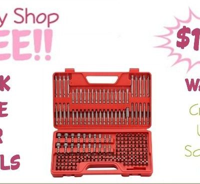 Craftsman Ultimate Screwdriver Bit Set Just $19.99! (Reg. $40!)