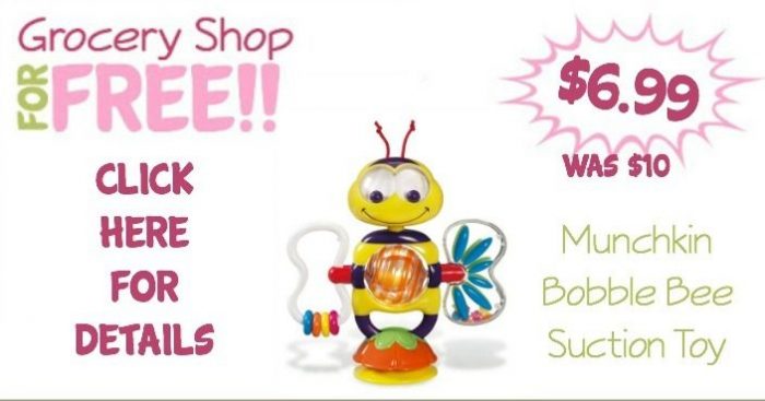 Munchkin Bobble Bee Suction Toy Just $6.99! (Was $10)