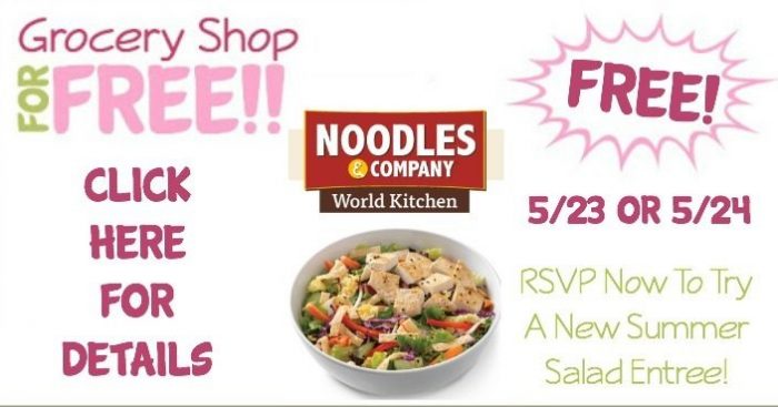 FREE New Summer Entree Salad At Noodles & Company!