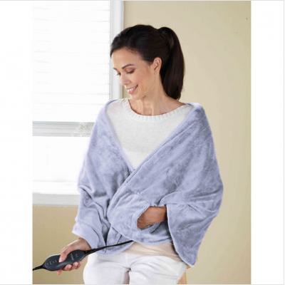 Sunbeam® Royal Mink™ Chill-Away™ Heated Wrap, Lavender Only $18.99!