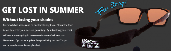 FREE Water Outfitters Sunglass Strap!