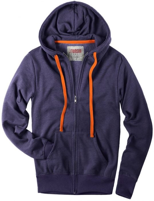 Womens Long Sleeve Super Slim Zip-Up Hoodie Starts At $9.99!