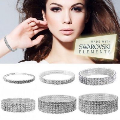 Swarovski Elements Crystal Bracelets – Single Tier Just $3.99! Ships FREE!