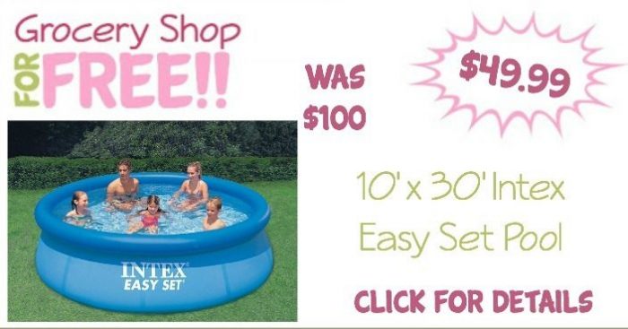 10' x 30" Intex Easy Set Pool $49.99! (Reg. $100) Ships FREE!