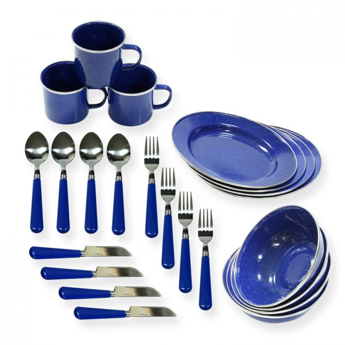 Stansport Enamel Tableware Set Only $23.32!