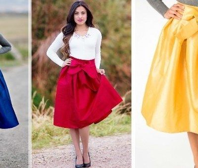 Holiday Taffeta Skirts with Bow | 6 Colors Just $34.95!