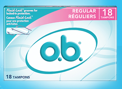 2 FREE Boxes O.B. Tampons!