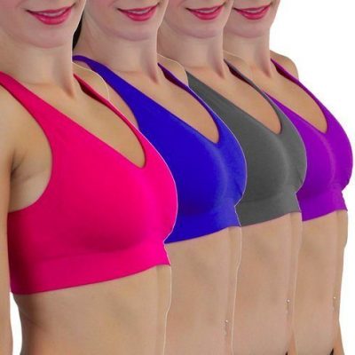 6-Pack Seamless Padded Sports Bras Only $19.99!