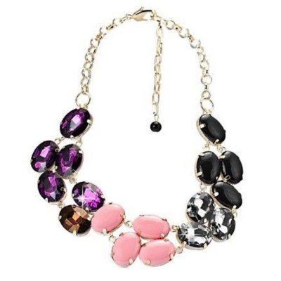 Multicolored Large Statement Necklace Only $8.99 + FREE Shipping!