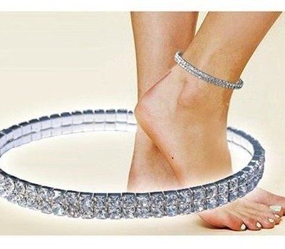 Stretch Anklet w/ Swarovski Elements Only $4.99 Shipped!
