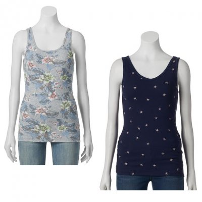 Tank Tops As Low As $3.56 At Kohl’s!
