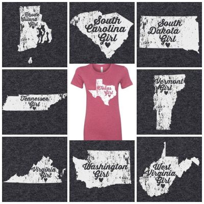 Home State Girl Graphic Tees Only $11.99!