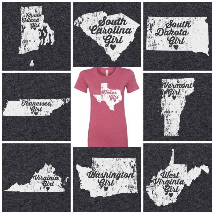 Home State Girl Graphic Tees Only $11.99!