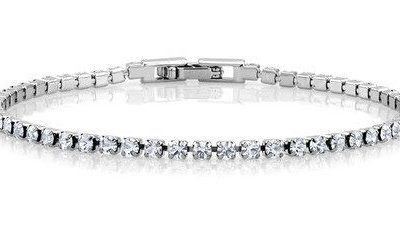 15Ct Tw Crystal Classic Tennis Bracelet Only $5.99 Plus FREE Shipping!