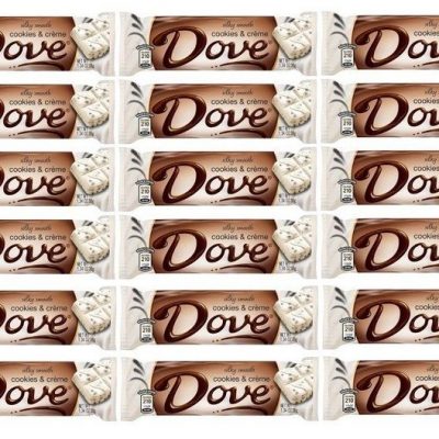 Dove Silky Smooth Cookies and Creme – 18 Bars Just $10.79 PLUS FREE Shipping!  Just $0.60 Each!