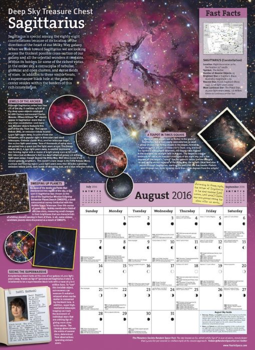 The Year in Space 2016 Wall Calendar Just $13.95!