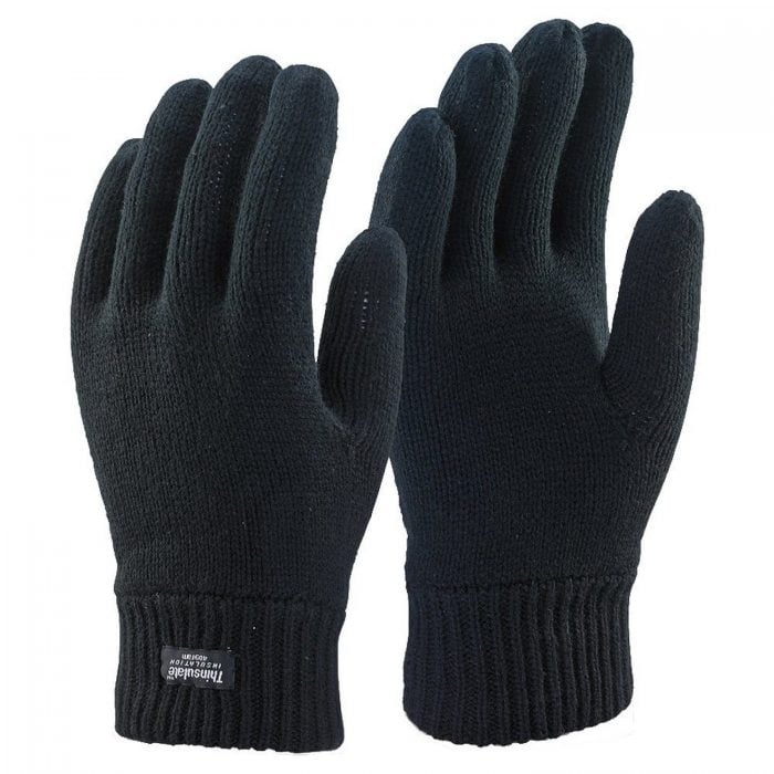 Mens 3m Black Thinsulate Thermal Lined Winter Gloves Was $19 Now Just $9! Ships FREE!