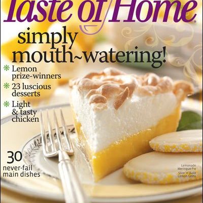 FREE Subscription to Taste Of Home Magazine!