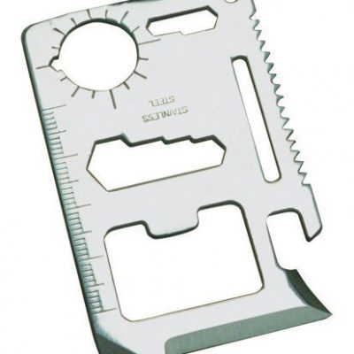 11 Function Credit Card Size Survival Pocket Tool 2 Pk Only $1.90 Plus FREE Shipping!