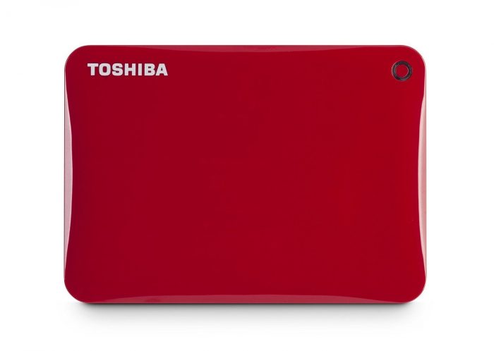 Toshiba Canvio Connect II 1TB Portable Hard Drive, Red Only $54.99! Down From $120!