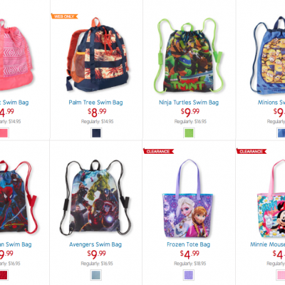 Kids Totes And Swim Bags As Low As $4.99!