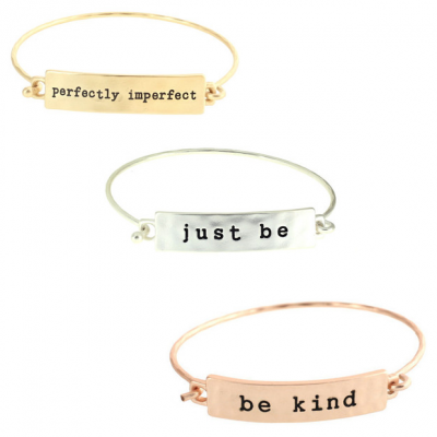 Stackable Stamped Tribe Bracelets Only $9.99! Ships FREE!