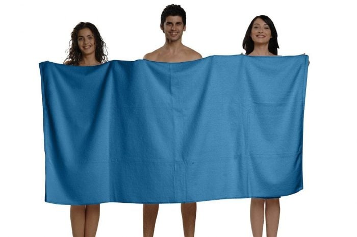 Bodrum Blue, Turkish Spa Bath Sheet Only $33 Ships FREE!