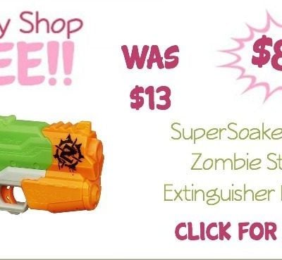 SuperSoaker Nerf Zombie Strike Extinguisher Blaster Only $8.89! (Reg. $13)