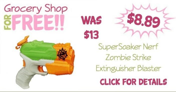 SuperSoaker Nerf Zombie Strike Extinguisher Blaster Only $8.89! (Reg. $13)