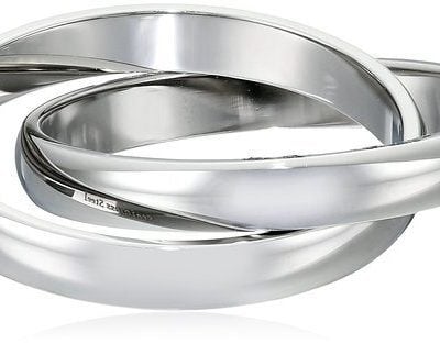 Women’s Stainless Steel Wave Band Ring Just $6.31!