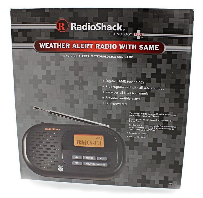 RadioShack SAME Weather Radio Just $7.99! (Reg. $15)