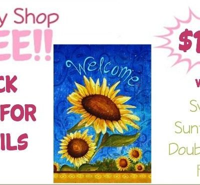 Sweet Sunflowers 28" x 40" Double-Sided Flag Only $13.61 (Reg. $22)