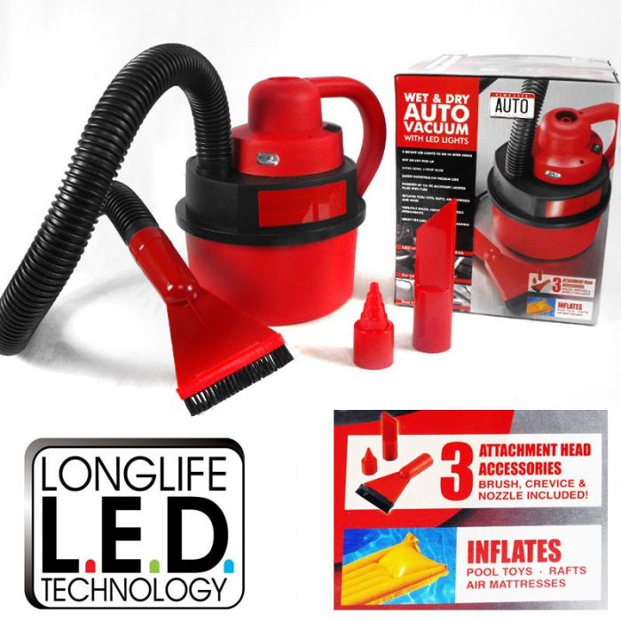 Wet/Dry Car Vac - $15/1 Or $25/2 Plus FREE Shipping!