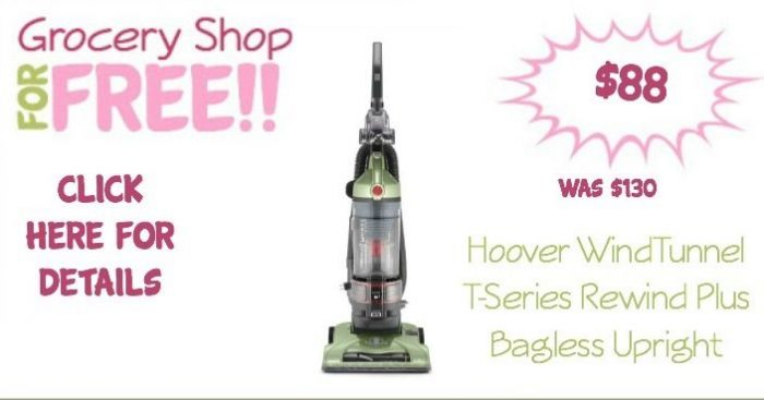 Hoover WindTunnel T-Series Rewind Plus Bagless Upright Just $88! (Reg. $130)