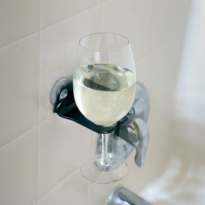 WaveHooks Bathtub Wine Glass Holder Only $12.90!