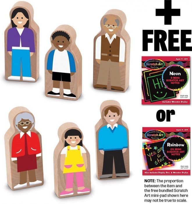 Wooden Neighbors Set + Scratch Art Mini-Pad Bundle Just $12.98! (reg. $20)